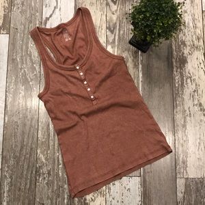 Aerie Real Soft Tank - Rust Color